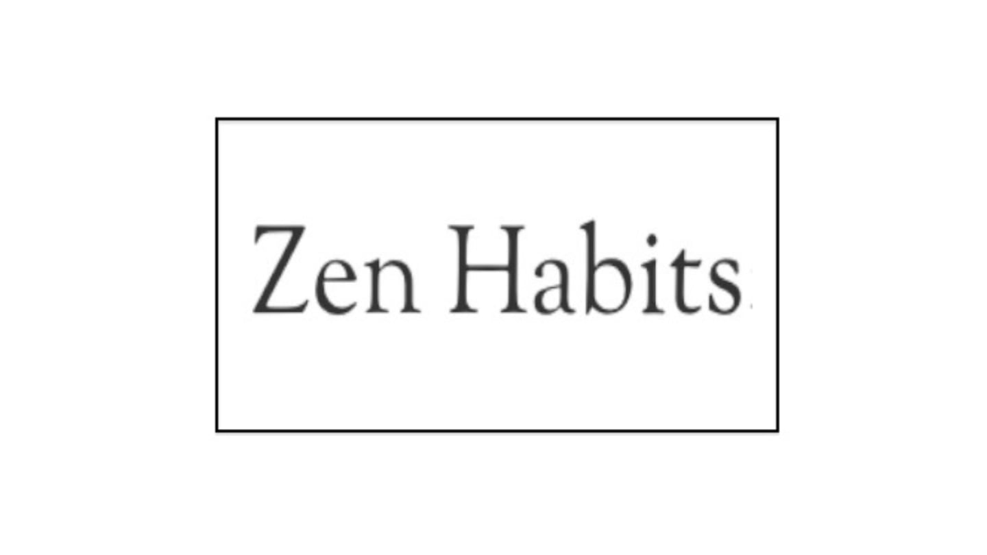 Zen Habits cover image
