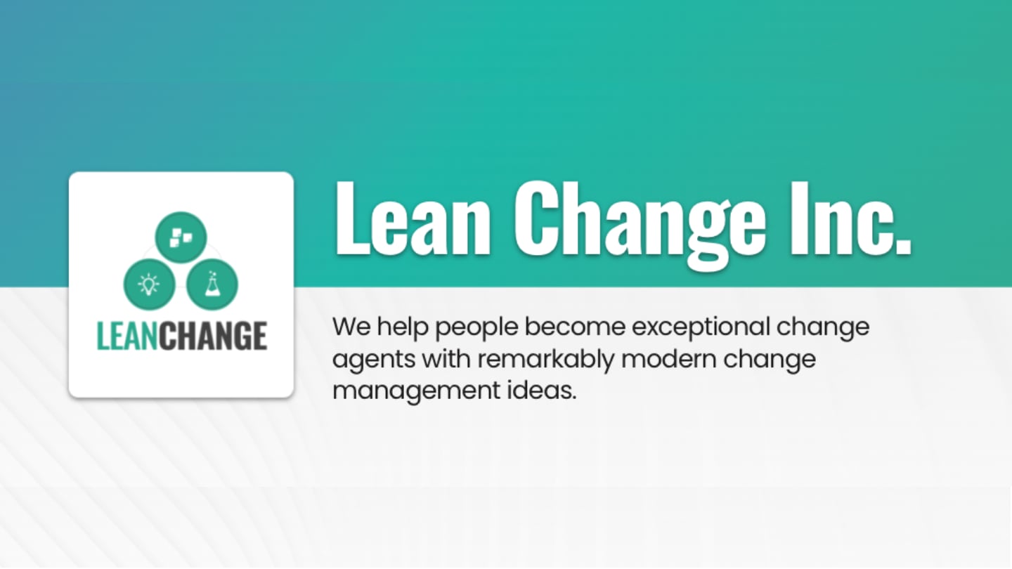 Lean Change Management cover image